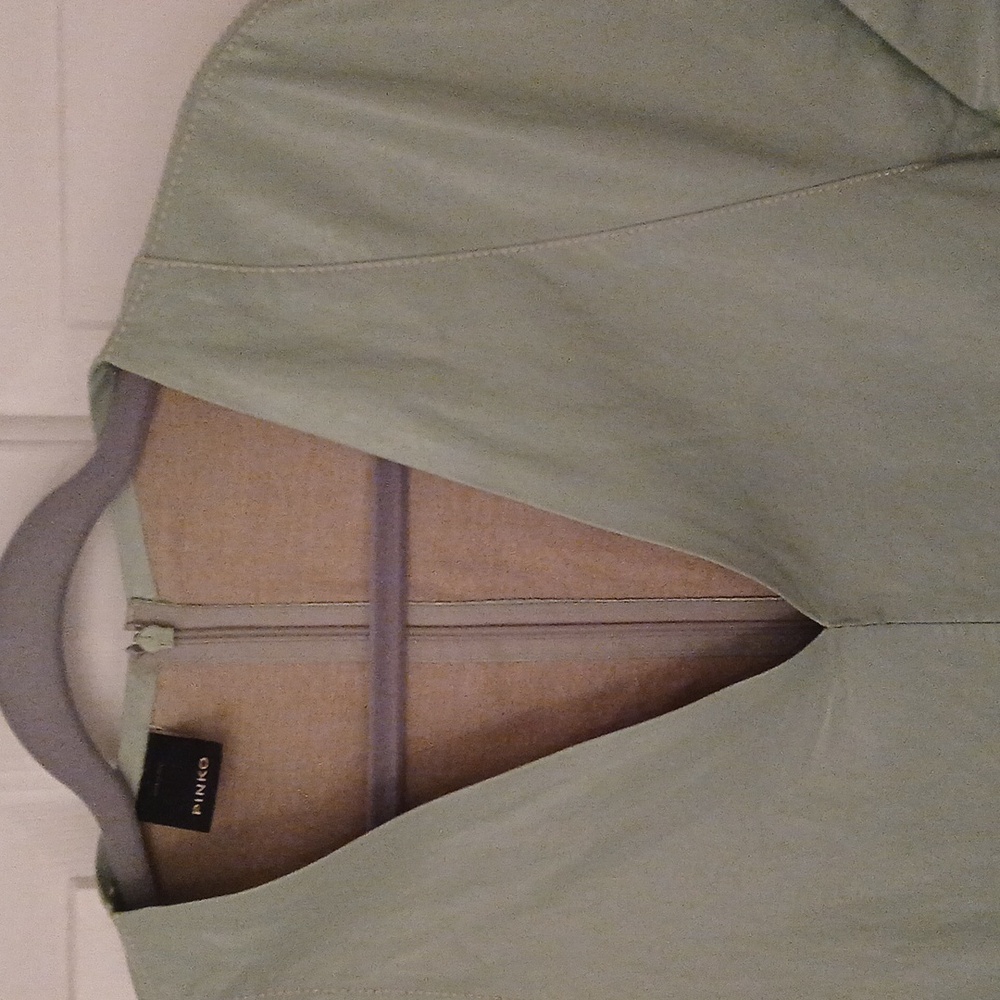 Pinko Mint Green V-Neck Dress - Picture 3 of 14